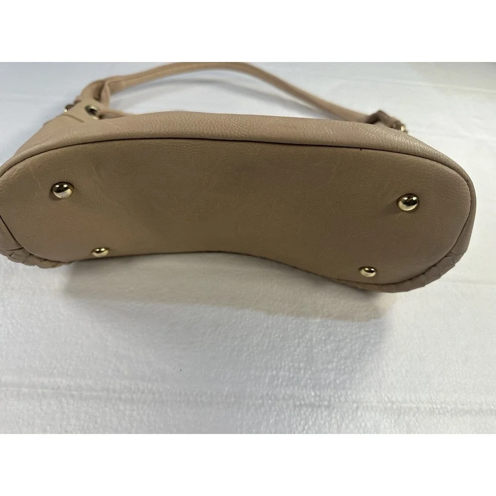 Tan Faux Leather‎ Purse NOATD Handbag - Very Nice Great Condition